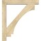 Ekena Millwork Imperial Block Rough Sawn Bracket w/ Offset Brace, Douglas Fir, 6"W x 36"D x 40"H BKT0604X36X40IMP05RDF - alternate 3